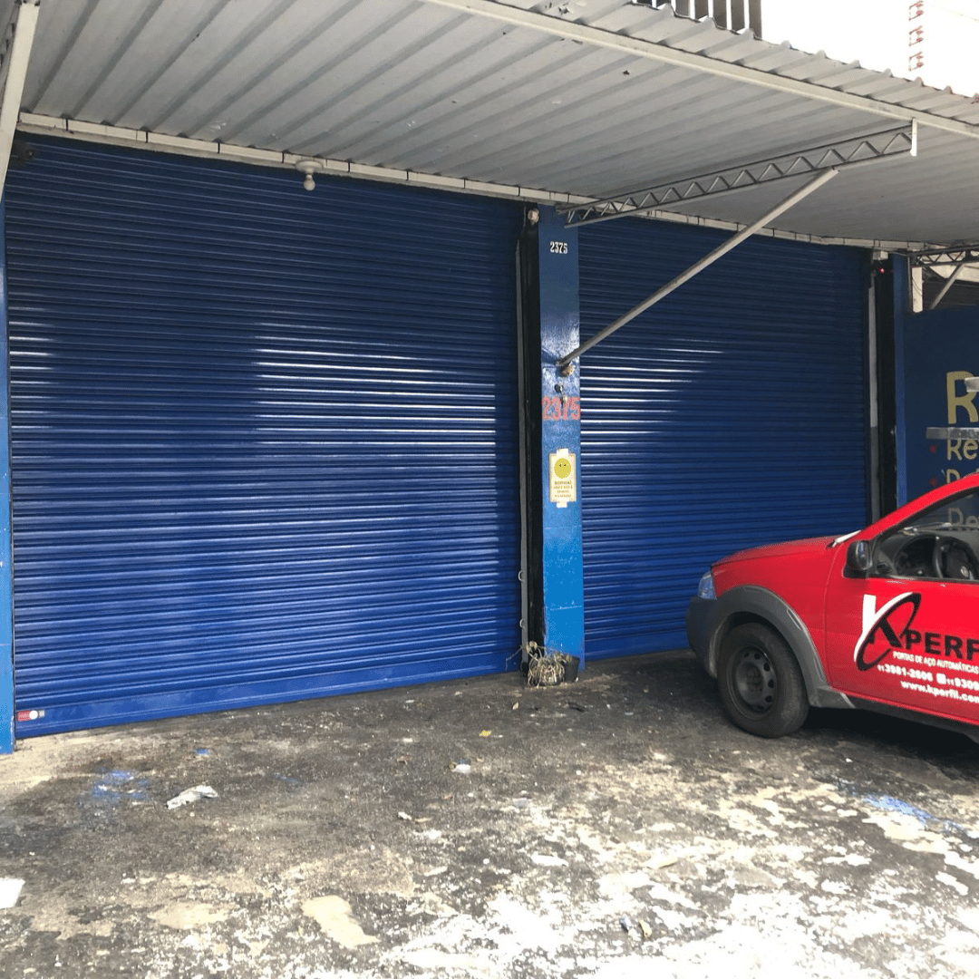 Porta de Aço Manual Anticorrosão | Durabilidade Máxima em Ambientes Expostos